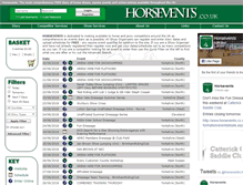 Tablet Screenshot of horsevents.co.uk
